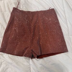 Rhinestone boutique shorts